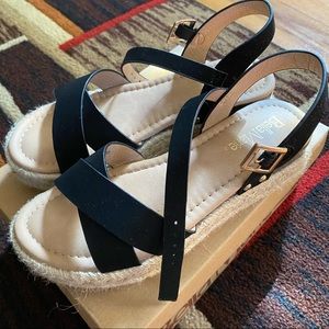 Black Suede Sandals